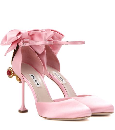 miu miu pink heel|miumiu pumps heels.